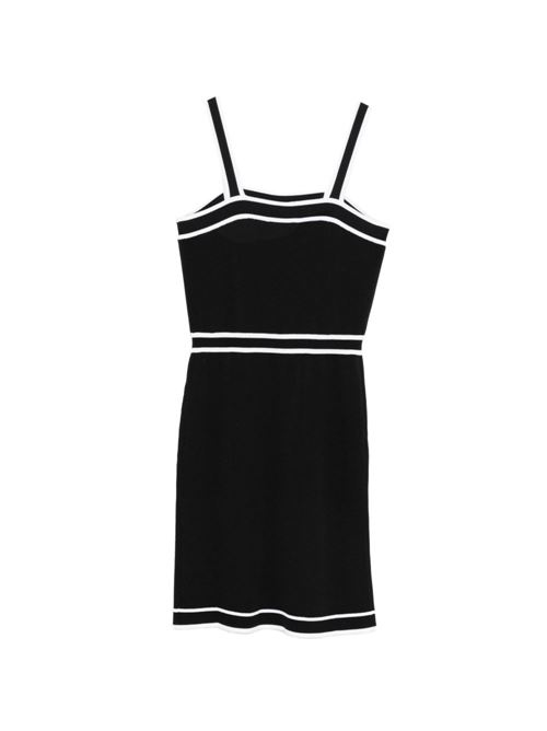 Abito bambina Twinset nero e bianco TWINSET Kids | 261GJ307111656